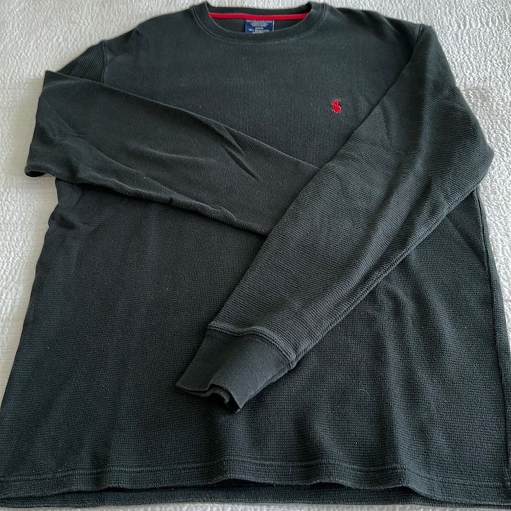 Polo Ralph Lauren, men’s crewneck, thermal, long sleeve, Medium, smoke free home - Picture 2 of 4